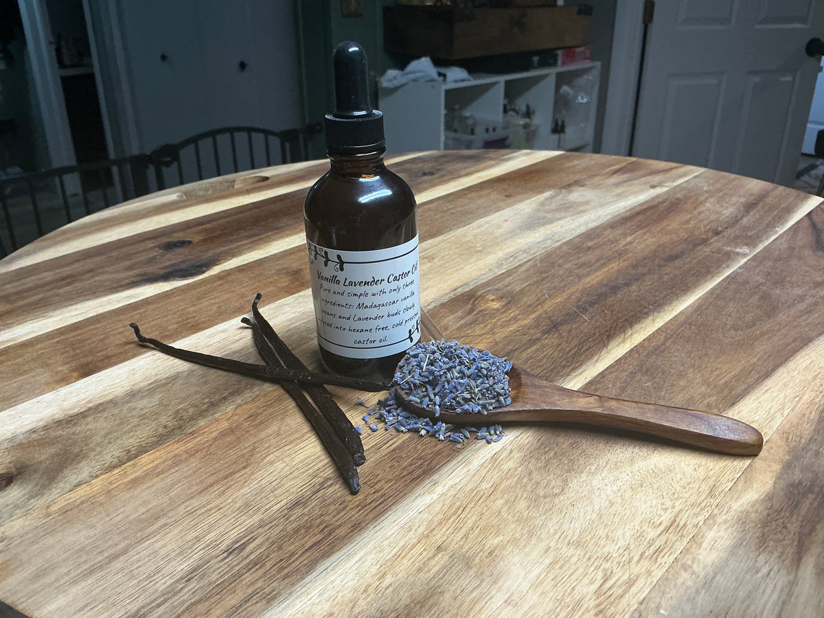 Castor Oil Vanilla Lavender Infused