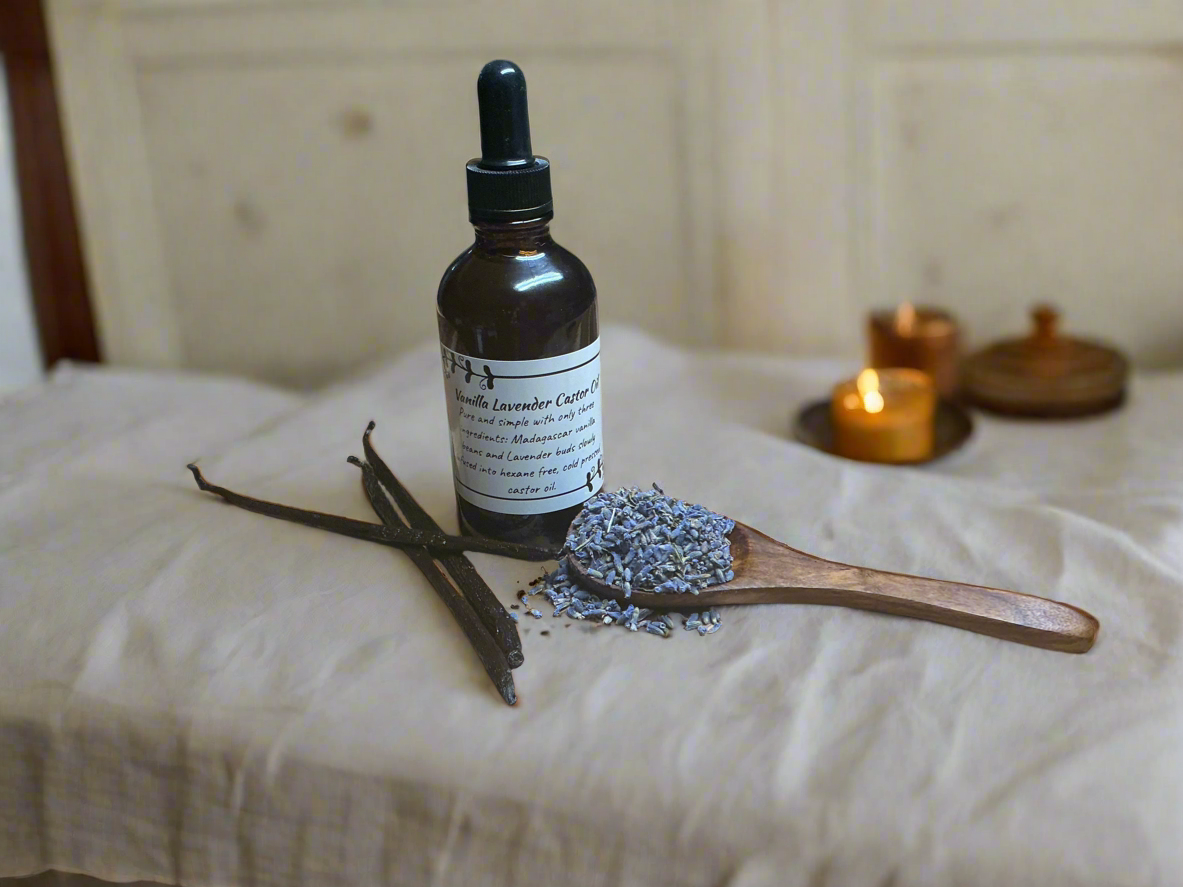 Castor Oil Vanilla Lavender Infused